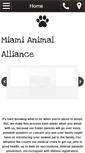 Mobile Screenshot of miamianimalalliance.com